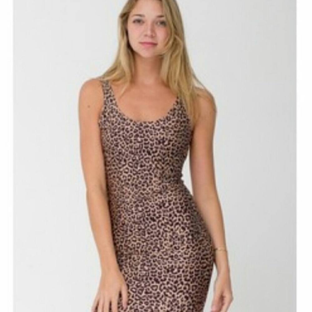 AA Leopard Backless dress